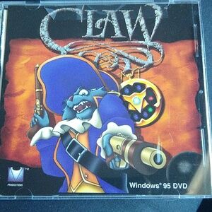 CAPTAIN CLAW (Monolith Productions) - VERSION 1.20 - Windows 95 PC Game - 1 DVD